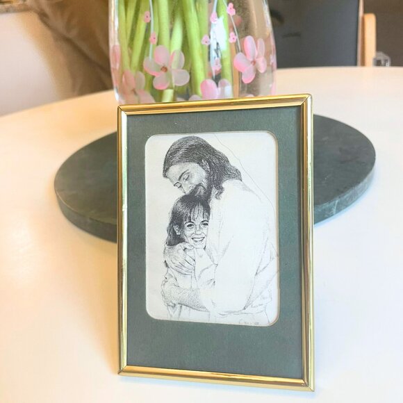 Small Vintage Religious Portrait - Picture 1 of 4
